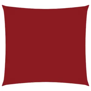 Veekindel kandiline päikesepuri oxford-kangast, punane, 3,6 x 3,6 m