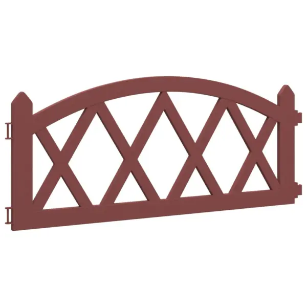 Murupiirded aeda, punane PP, 17 tk, paneel 60 x 25 cm, kuni 10 m – 3