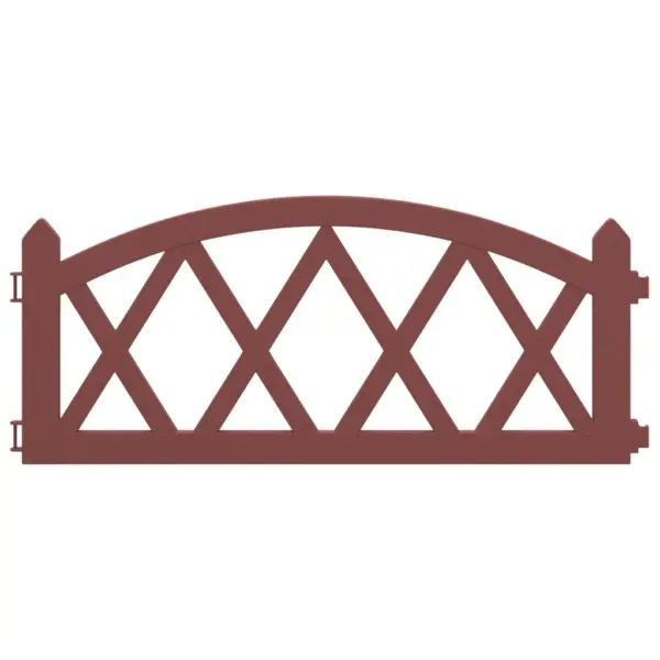 Murupiirded aeda, punane PP, 17 tk, paneel 60 x 25 cm, kuni 10 m – 4