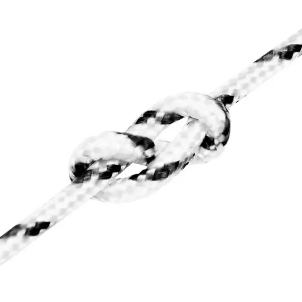 Punutud polüester paadiköis, valge, 5 mm x 25 m – 4