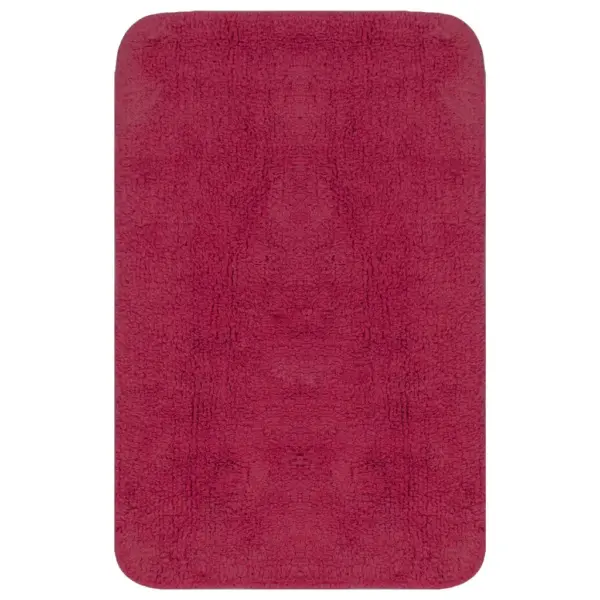 Puuvillane vannitoamattide komplekt, 2-osaline, fuksia, 63 x 93 ja 44 x 52 cm – 2