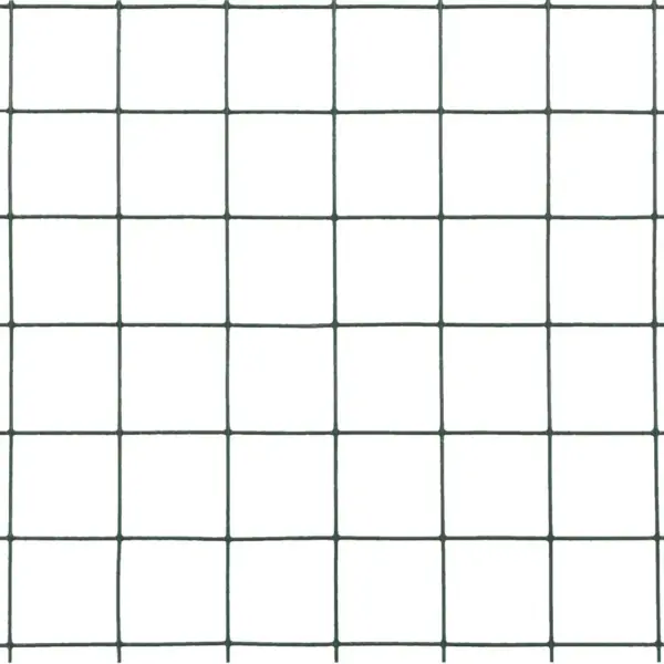 PVC-kattega kanade traataed, tsingitud teras, roheline, 10 x 1,5 m – 4