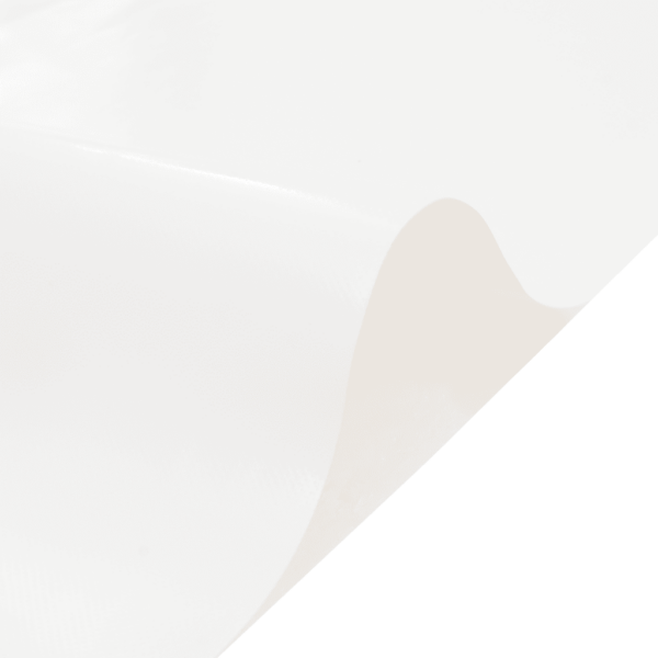 Valge PVC present, veekindel ja UV-kindel, 5 x 5 m, 650 g/m² – 4