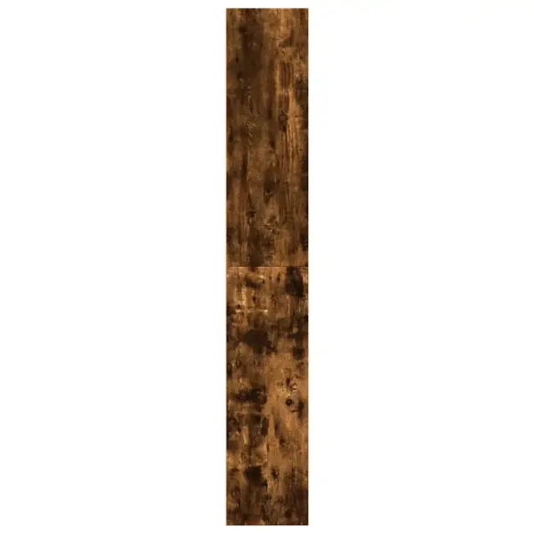 Raamaturiiul avatud riiulitega, suitsutatud tamme tooni tehispuit, 60 x 30 x 189 cm – 5