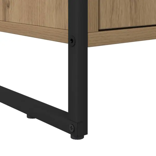 Tööstusliku stiiliga raamaturiiulid, 2 tk, artisan tamm, tehispuit, 99,5 x 30 x 108 cm, 6 uksega – 10