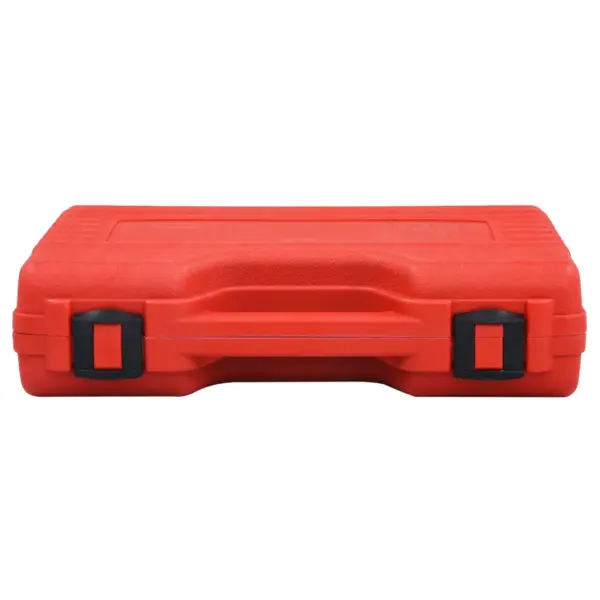 14-osaline universaalne radiaatorirõhu testrikomplekt jahutussüsteemile, 0–2,5 baari, punases kohvris – 4