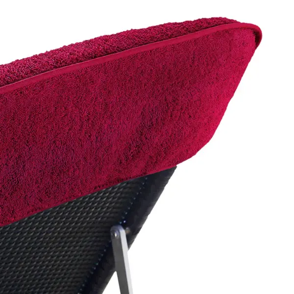 Libisemisvastased rannarätikud rannatoolile, veinipunane, 6 tk, 60 x 135 cm, 400 GSM – 7