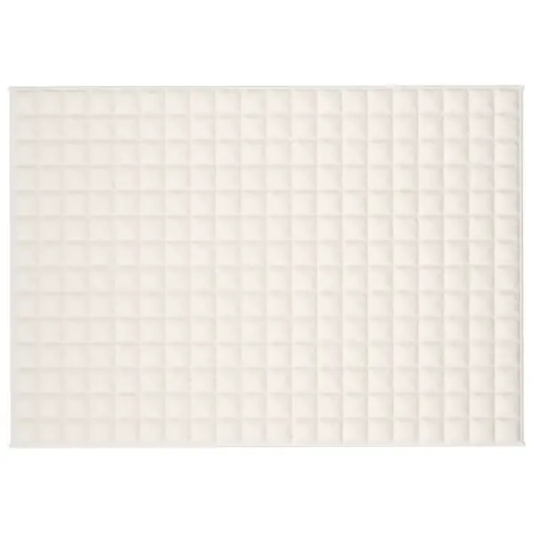 Raskustekk puuvillakangast, hele kreemjas, 135 x 200 cm, 6 kg – 3