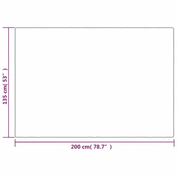 Raskustekk eemaldatava kattega, hall, 135 x 200 cm, 10 kg, puuvillane – 6