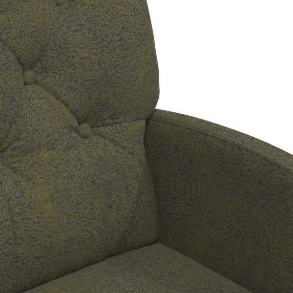 Ratastega polsterdatud söögitoolid käetugudega, 2 tk, armee rohelised, kunstseemisnahk, 58 x 67 x 97 cm – 7