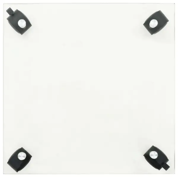 Ratastega kandiline taimealus, 4 tk, karastatud klaas, 35 x 35 cm – 4