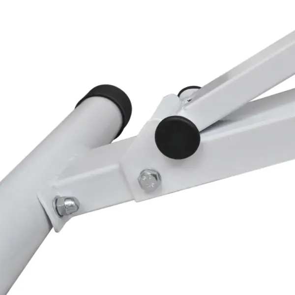 Reguleeritav jõusaalipink tõstekangi ja hantlite komplektiga, teras, 60,5 kg – 6