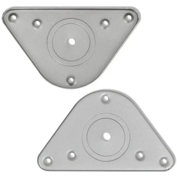 Reguleeritava kõrgusega lauajalad, 4 tk, kroom, 110 cm – 4