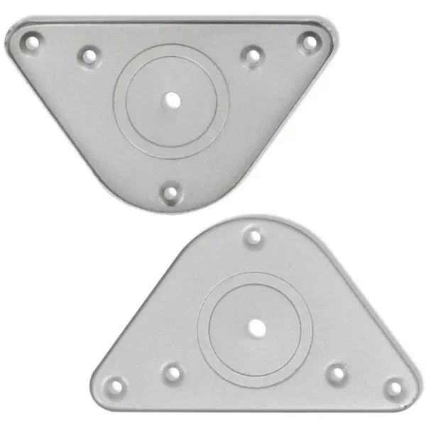 Reguleeritava kõrgusega lauajalad, 4 tk, harjatud nikkel, 87 cm – 4