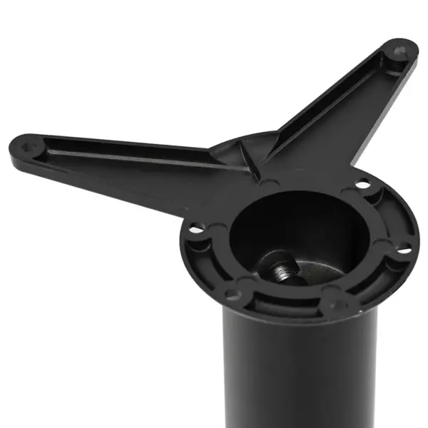 Reguleeritavad mustad lauajalad, 4 tk, rauast toru, 110 cm – 5