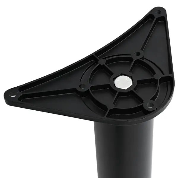 Reguleeritava kõrgusega lauajalad, 4 tk, must raud, 60 x 870 mm – 5