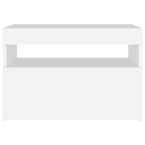 RGB LED-valgustusega öökapid, 2 tk, valge tehispuit, 60 x 35 x 40 cm – 10