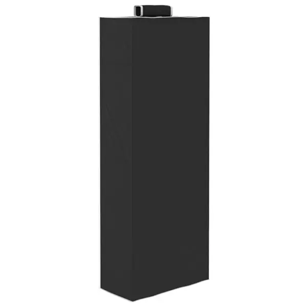 Rippuvad kapikorrastajad garderoobi, 2 tk, 6 riiulit, kangas, must ja valge – 6