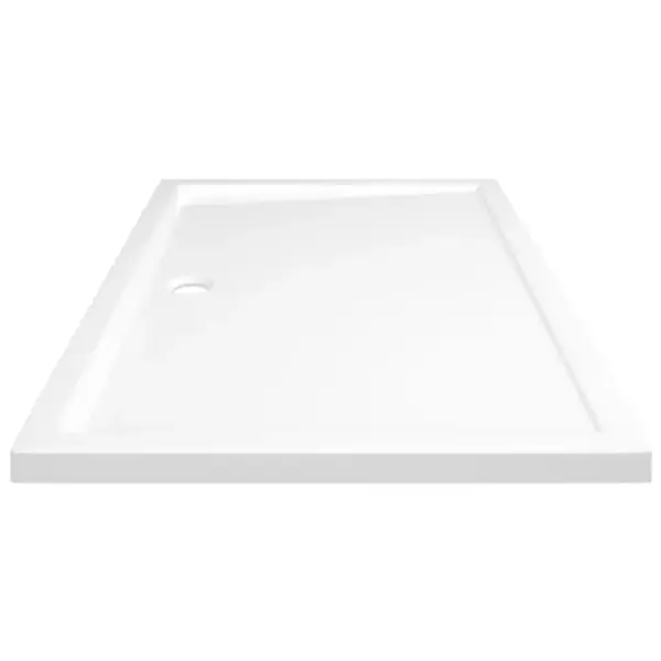 Ristkülikukujuline dušialus madala lävega, klaaskiust tugevdusega ABS, valge, 80 x 120 cm – 6