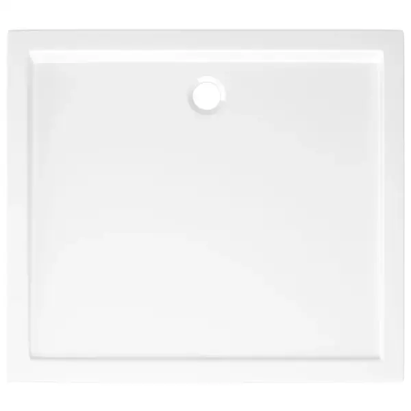 Ristkülikukujuline dušialus madala lävega, ABS, valge, 80 x 90 cm – 6