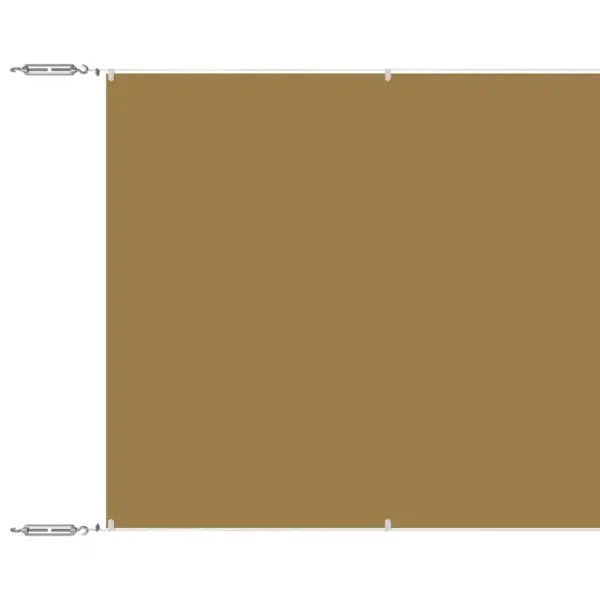 Rõdu privaatsussirm, veekindel Oxfordi kangas, beež, 100 x 800 cm – 2