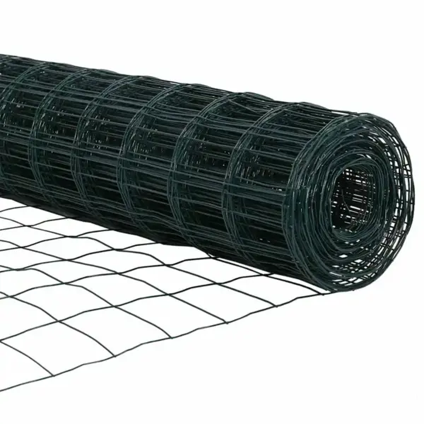 Roheline euroaed postidega, 0,8 x 25 m, teras ja PVC – 11