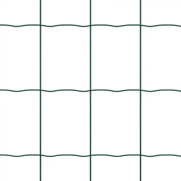 Roheline euroaed postidega, 0,8 x 25 m, teras ja PVC – 10