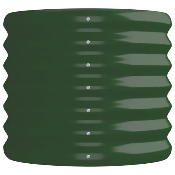 Roheline ovaalne galvaniseeritud terasest taimelava 152 x 40 x 36 cm - 4