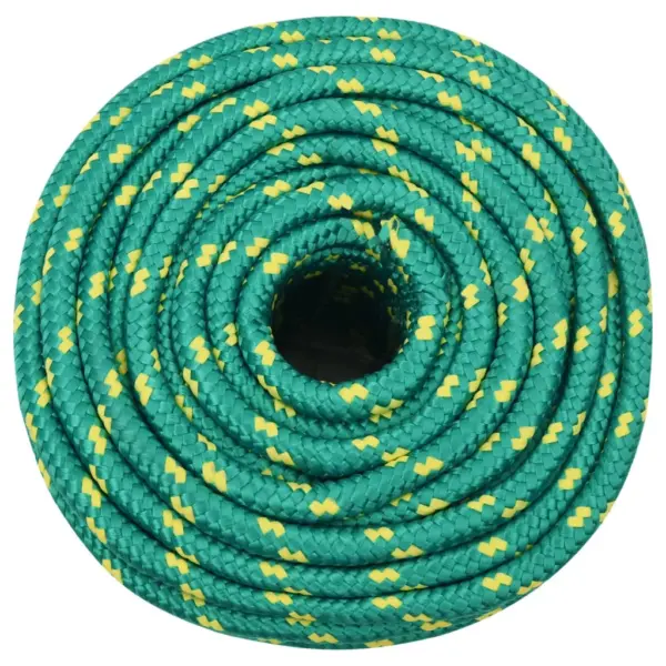 Roheline polüpropüleenist paadiköis, 14 mm, 25 m – 3