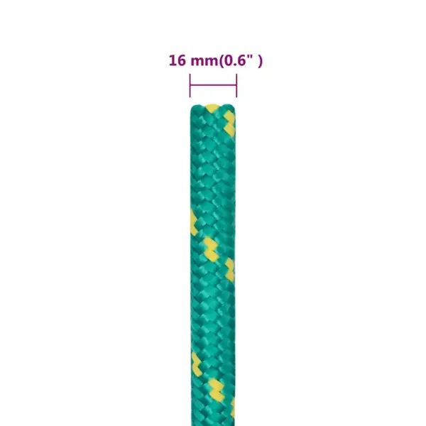 Roheline polüpropüleenist paadiköis, 16 mm, 250 m rull – 6