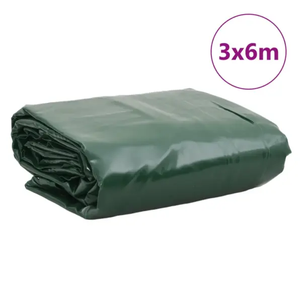 Tugev veekindel PVC present, roheline, 3 x 6 m, 650 g/m² – 9