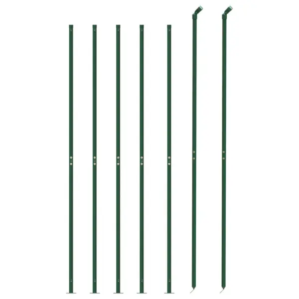 Roheline PVC-kattega traataed maaäärikutega, 2 x 10 m - 3