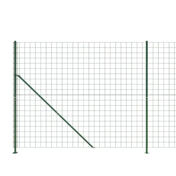 Roheline PVC-kattega traataed maaäärikutega, 2 x 10 m - 4