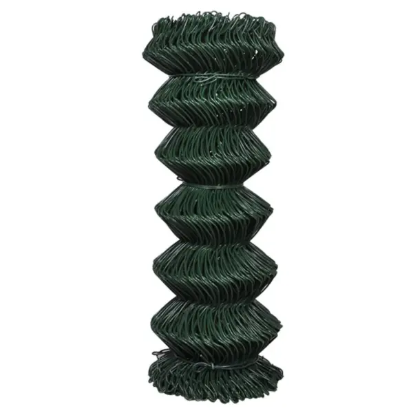 Võrkaed PVC-kattega terastraadist, roheline, 1 x 15 m, võrgusilm 60 x 60 mm, traadi paksus 2,8 mm – 2