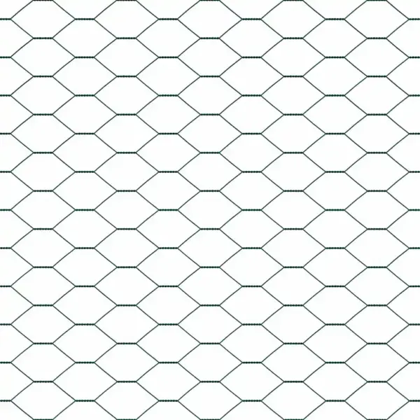 Roheline võrkaiakomplekt terasest ja PVC-st, 50 x 1,4 m, 25 mm võrk – 10