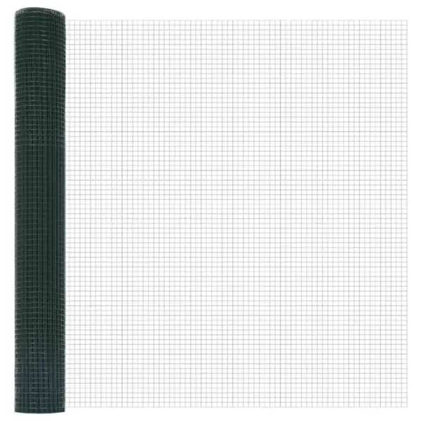 Roheline teras- ja PVC-võrkaiakomplekt, 50 x 1,4 m, 19 x 19 mm võrk – 7