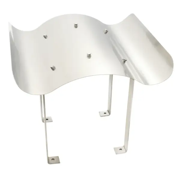 Roostevabast terasest korstnakate, hõbedane, 70 x 70 x 37 cm – 2