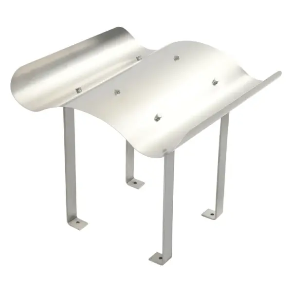 Roostevabast terasest korstnakate, hõbedane, 70 x 70 x 37 cm – 3