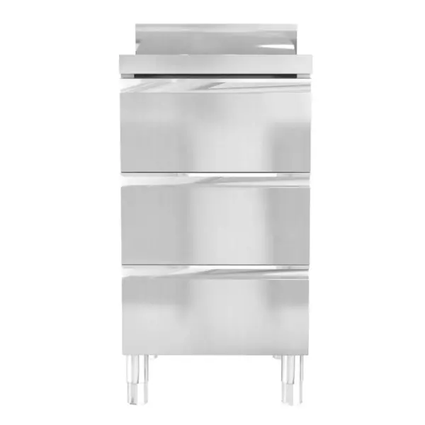 Roostevabast terasest kommertsköögi kapid pritsmekaitse ja reguleeritavate jalgadega, 3 tk – 3