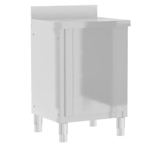 Roostevabast terasest kommertsköögi kapid pritsmekaitsega, 3 tk, hõbedased – 6