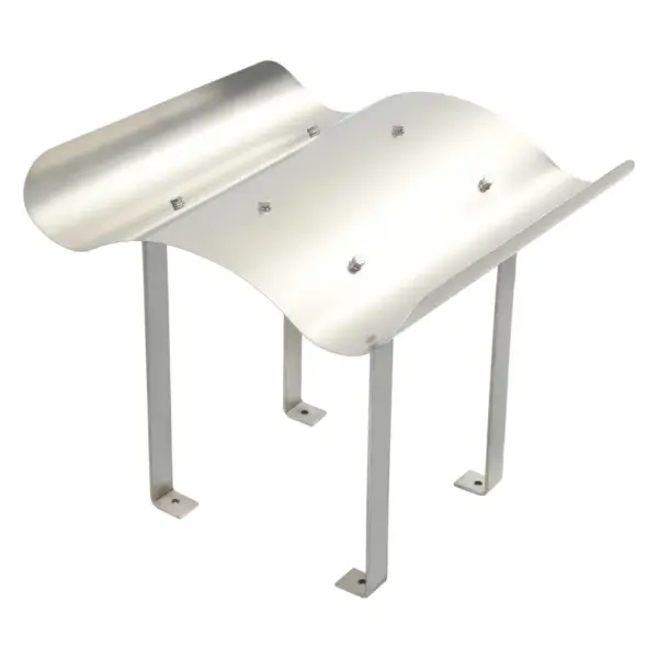 Roostevabast terasest korstnakate, hõbedane, 50 x 50 x 37 cm – 3