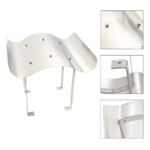 Roostevabast terasest korstnakate, hõbedane, 60 x 60 x 38 cm