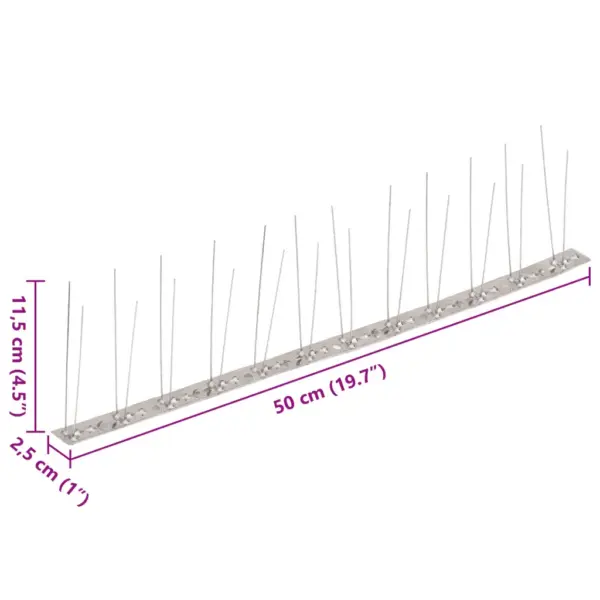 2-realised roostevabast terasest linnupiigid, 6 tk, kogupikkus 3 m – 7