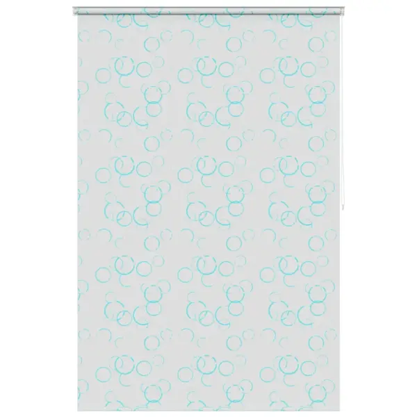 Rulldušikardin mullimustriga, valge, 160 x 240 cm – 2