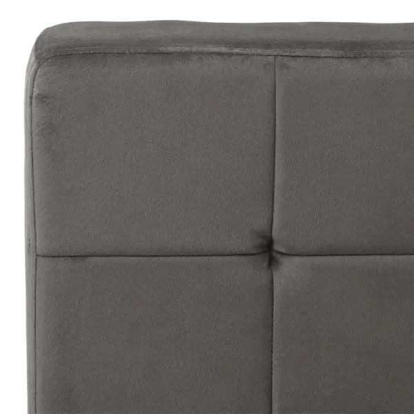 Tumehall sametist puhketool metalljalgadel, 65 x 79 x 87 cm – 6