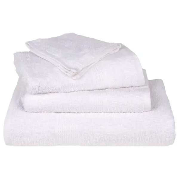 Saunalinad FROGN, 2 tk, valge, 80 x 200 cm, 100% puuvill, 360 g/m² – 4