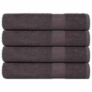 Saunalinad FROGN 4 tk, antratsiithall, 80 x 200 cm, 100% puuvill, 360 g/m²