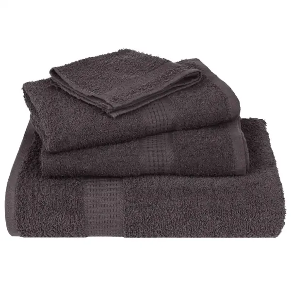 Saunalinad FROGN 4 tk, antratsiithall, 80 x 200 cm, 100% puuvill, 360 g/m² - 4