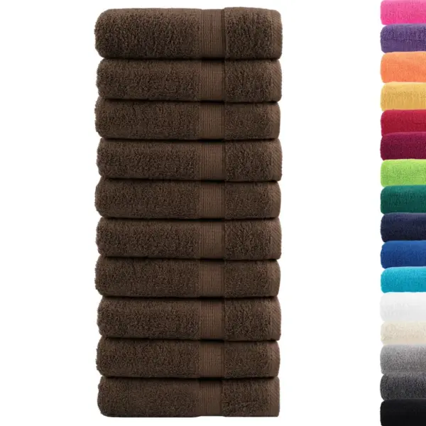Saunalinad SOLUND, 10 tk, pruun, 100 x 150 cm, 600 gsm - 2
