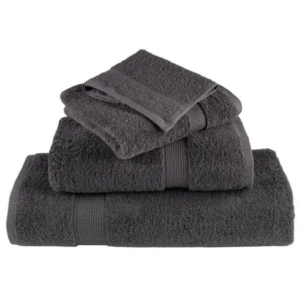 Saunalinade komplekt SOLUND, 10 tk, antratsiithall, 100 x 150 cm, 600 gsm – 4